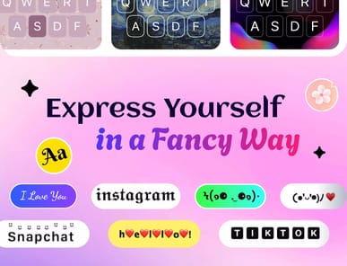 Fonts Keyboard Themes APK screenshot 1