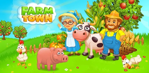 install Farm Town: Happy farming Day & food farm game City on PC