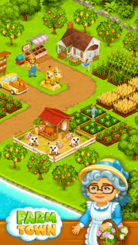 Farm Town: Happy farming Day & food farm game City APK screenshot 1