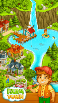 Farm Town: Happy farming Day & food farm game City APK screenshot 1
