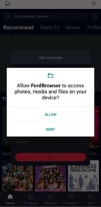 FordBrowser APK screenshot 1