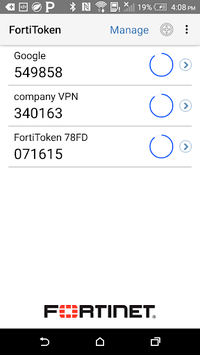 FortiToken Mobile APK screenshot 1 FortiToken Mobile APK screenshot 1