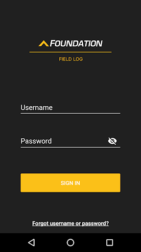 Foundation Field Log APK screenshot 1