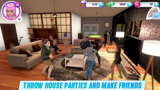 Virtual Sim Story: 3D Dream Home & Life APK screenshot 1