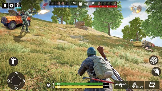 Gun games 3d: Squad fire APK screenshot 1