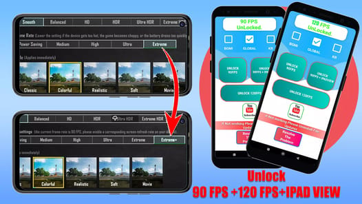 90 Fps tool : 120 FPS (v3.7) APK screenshot 1