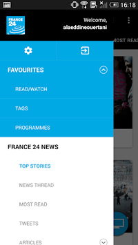 FRANCE 24 APK screenshot 1