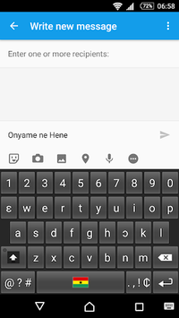 Ka Twi Keyboard APK screenshot 1