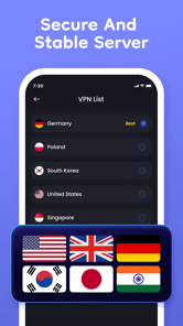 Super VPN: Safe & Private APK screenshot 1