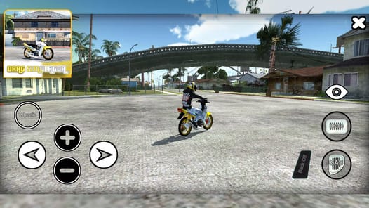 Drag Bike Simulator SanAndreas APK screenshot 1