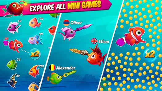 Big Eat Fish Games Shark Games APK screenshot 1