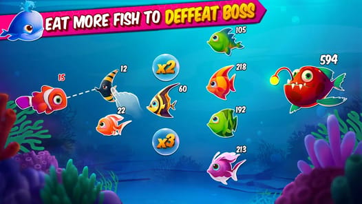 Big Eat Fish Games Shark Games APK screenshot 1