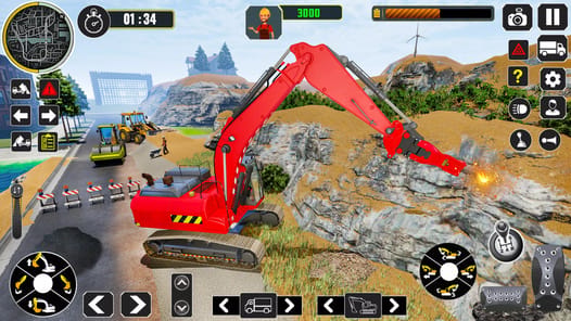 Excavator Construction Game APK screenshot 1
