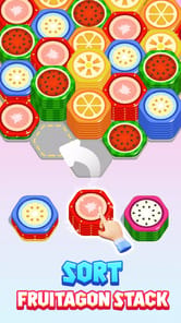 Fruitagon: Stack Sort APK screenshot 1