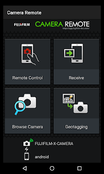 FUJIFILM Camera Remote APK screenshot 1