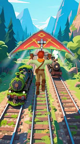 Runner Escape: Lost Wild APK screenshot 1
