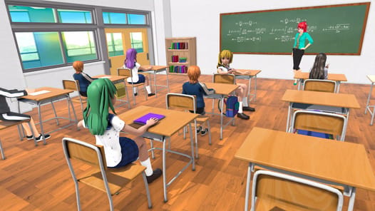 Anime High School Girls 2024 APK screenshot 1