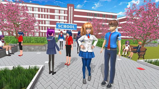 Anime High School Girls 2024 APK screenshot 1