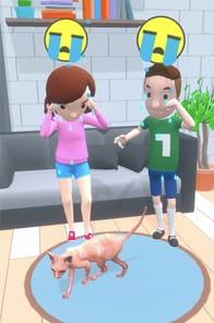 Cat Life Sim - Find the Killer APK screenshot 1