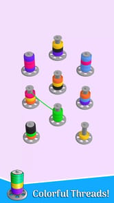 Puzzle Thread: Color Sort APK screenshot 1