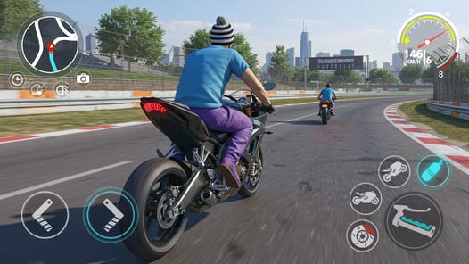 Motorcycle race master APK screenshot 1