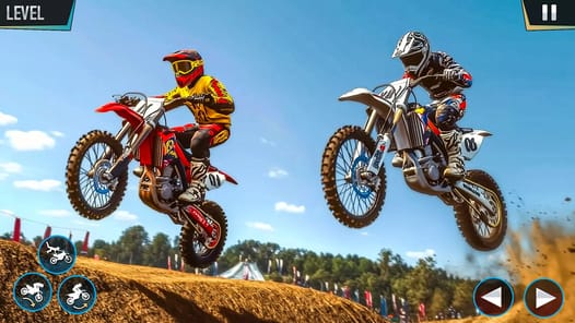 Motocross Rider Dirt Bike Game APK screenshot 1
