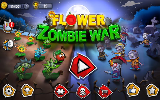Flower Zombie War APK screenshot 1 Flower Zombie War APK screenshot 1