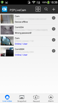 P2PLiveCam APK screenshot 1