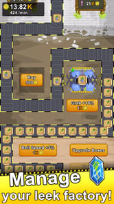 Leek Factory Tycoon APK screenshot 1