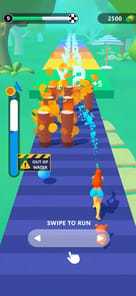 Squirt Gun Girl: Garden Runner APK screenshot 1