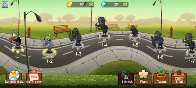 Merge Plants – Defense Zombies APK screenshot 1