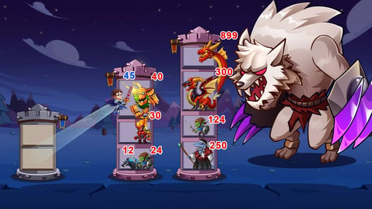 Hero Tower Wars - Merge Puzzle APK screenshot 1
