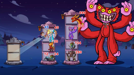 Hero Tower Wars - Merge Puzzle APK screenshot 1