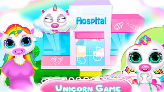 Unicorn newborn babysitter APK screenshot 1
