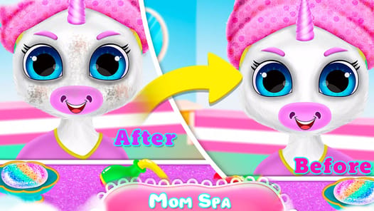Unicorn newborn babysitter APK screenshot 1