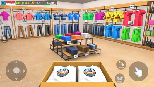 Garments Shop - Simulator Game APK screenshot 1