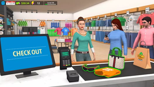Garments Shop - Simulator Game APK screenshot 1