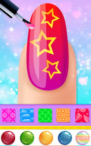 Nail Salon Game Girls Nail art APK screenshot 1