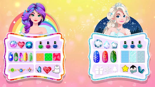 Nail Salon Game Girls Nail art APK screenshot 1