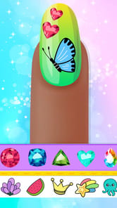 Nail Salon Game Girls Nail art APK screenshot 1