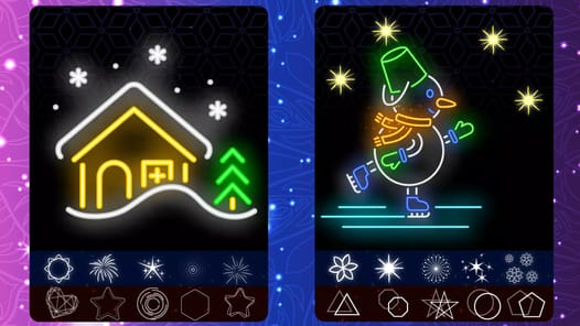 Glow Doodle Art - Color & Draw APK screenshot 1