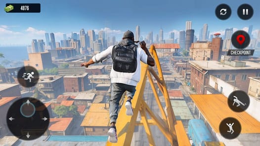 Only Going Up 3D- Parkour Game APK screenshot 1