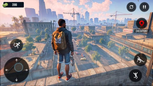 Only Going Up 3D- Parkour Game APK screenshot 1