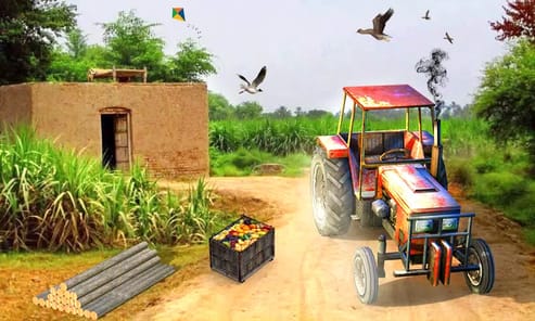 Farming Tractor Real Simulator APK screenshot 1