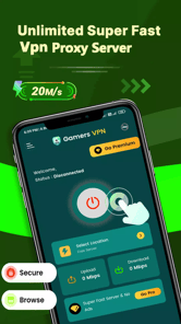 Gamers VPN APK screenshot 1