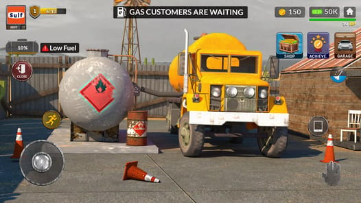 Gas Filling Junkyard Simulator APK screenshot 1