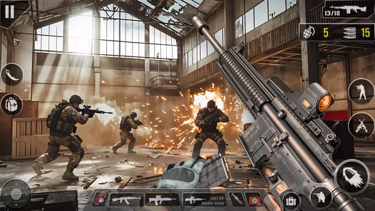 Gun Games 3D Offline Fps Games APK screenshot 1