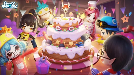 Funny Fighters: Battle Royale APK screenshot 1