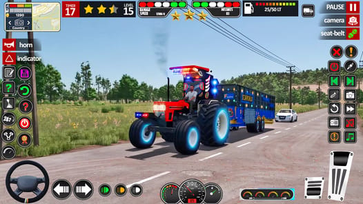 Village Farm Tractor Simulator APK screenshot 1