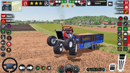 Village Farm Tractor Simulator APK screenshot 1
